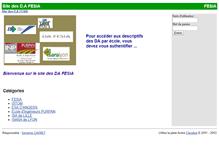 Tablet Screenshot of dafesia.isara.fr